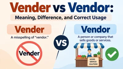 Vender vs Vendor