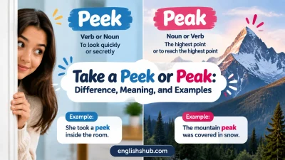Take a Peek or Peak